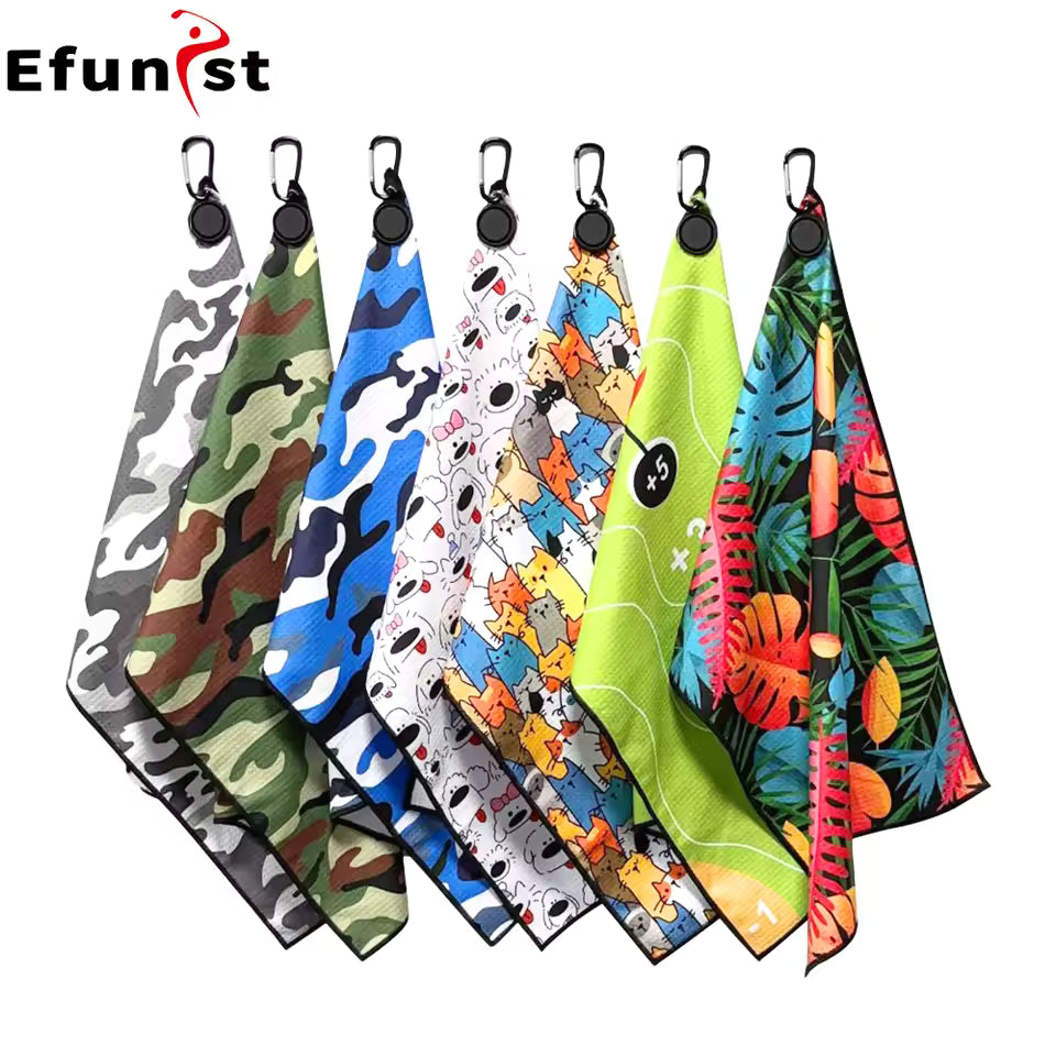 Magnetic Buckle Golf Towel - all designs