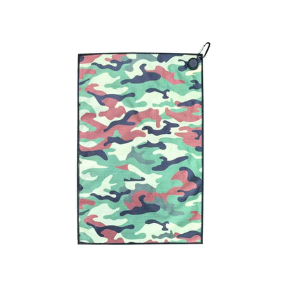 Golf Towel - Camouflage Green