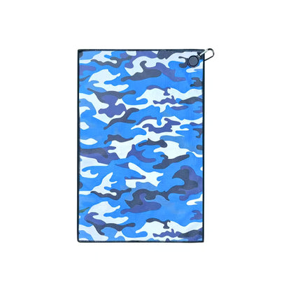 Golf Towel - Camouflage Blue