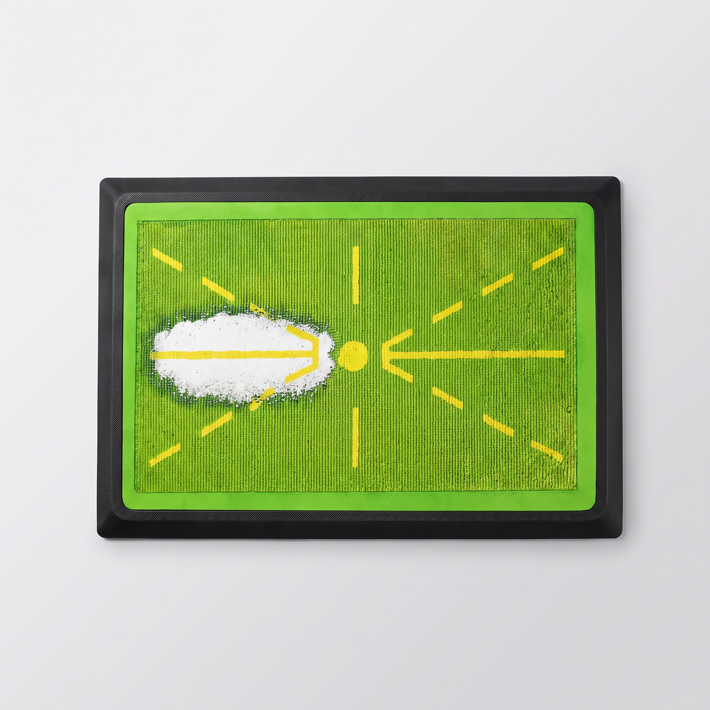 Swing Path Trace Training Mat - top-down view