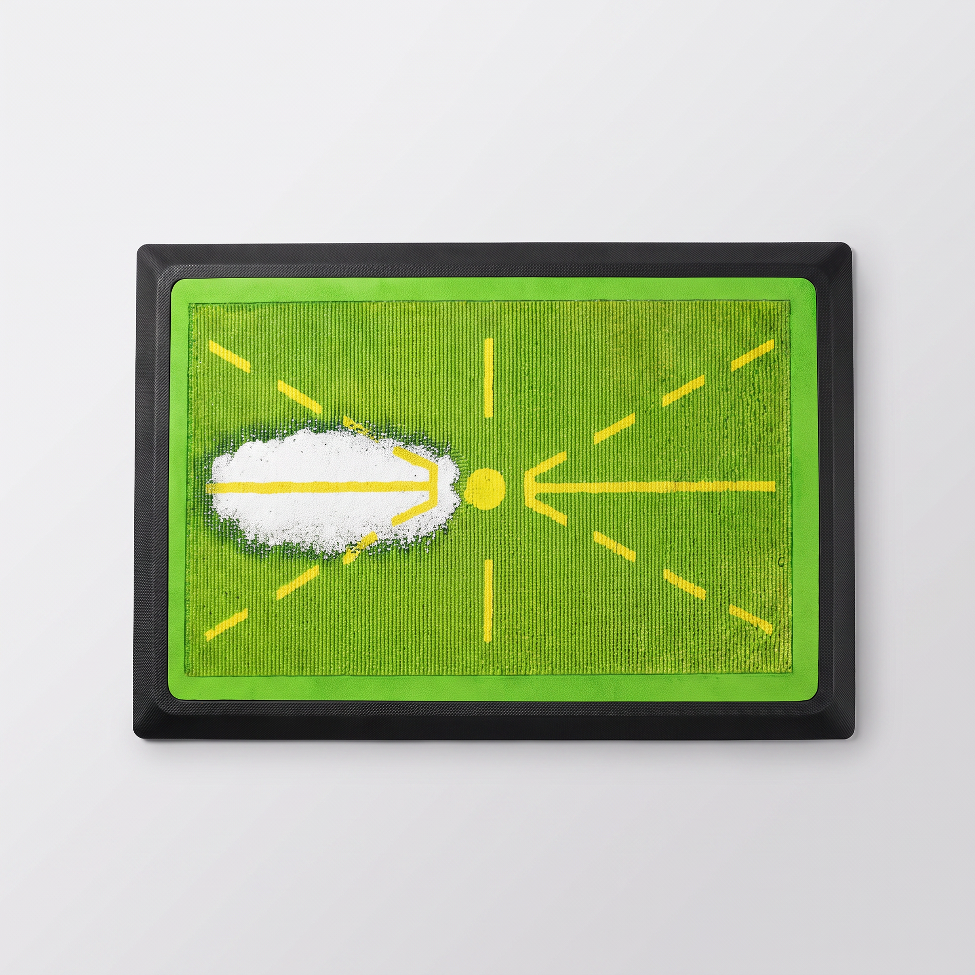 Swing Path Trace Training Mat - top-down view