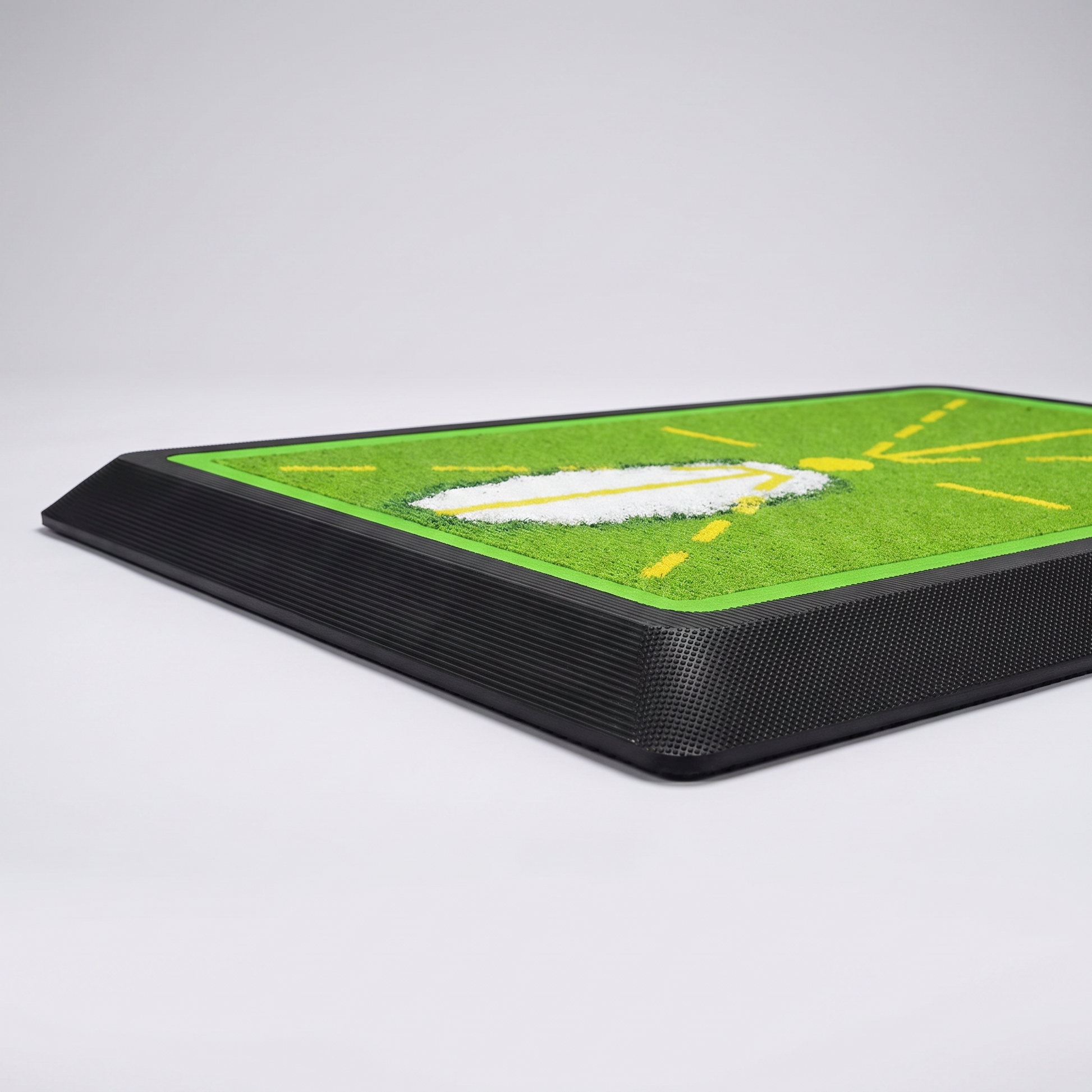 Swing Path Trace Training Mat - edge profile